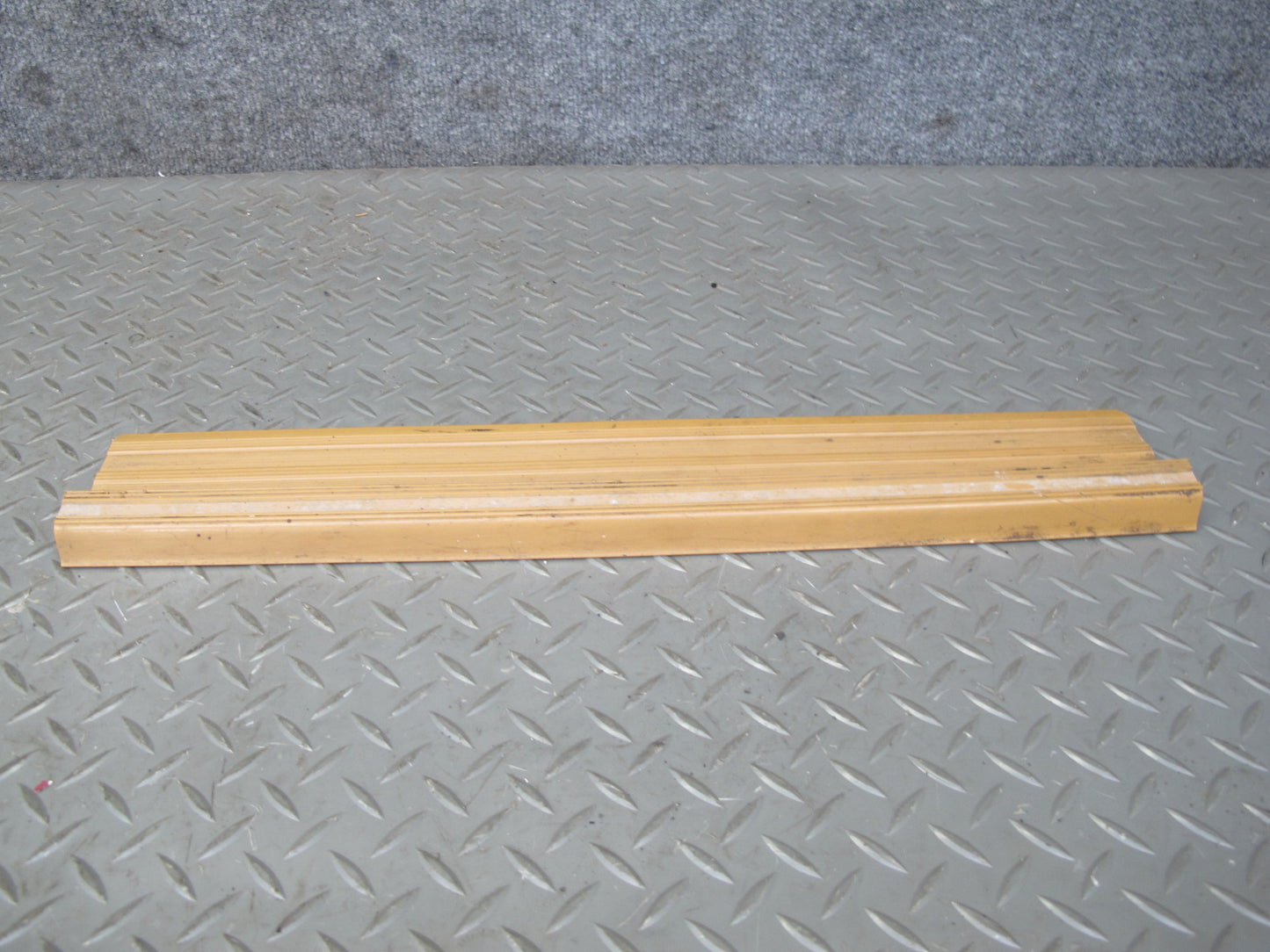 81-85 Mercedes W123 Set of 2 Rear Left & Right Door Scuff Sill Plate Trim Panel