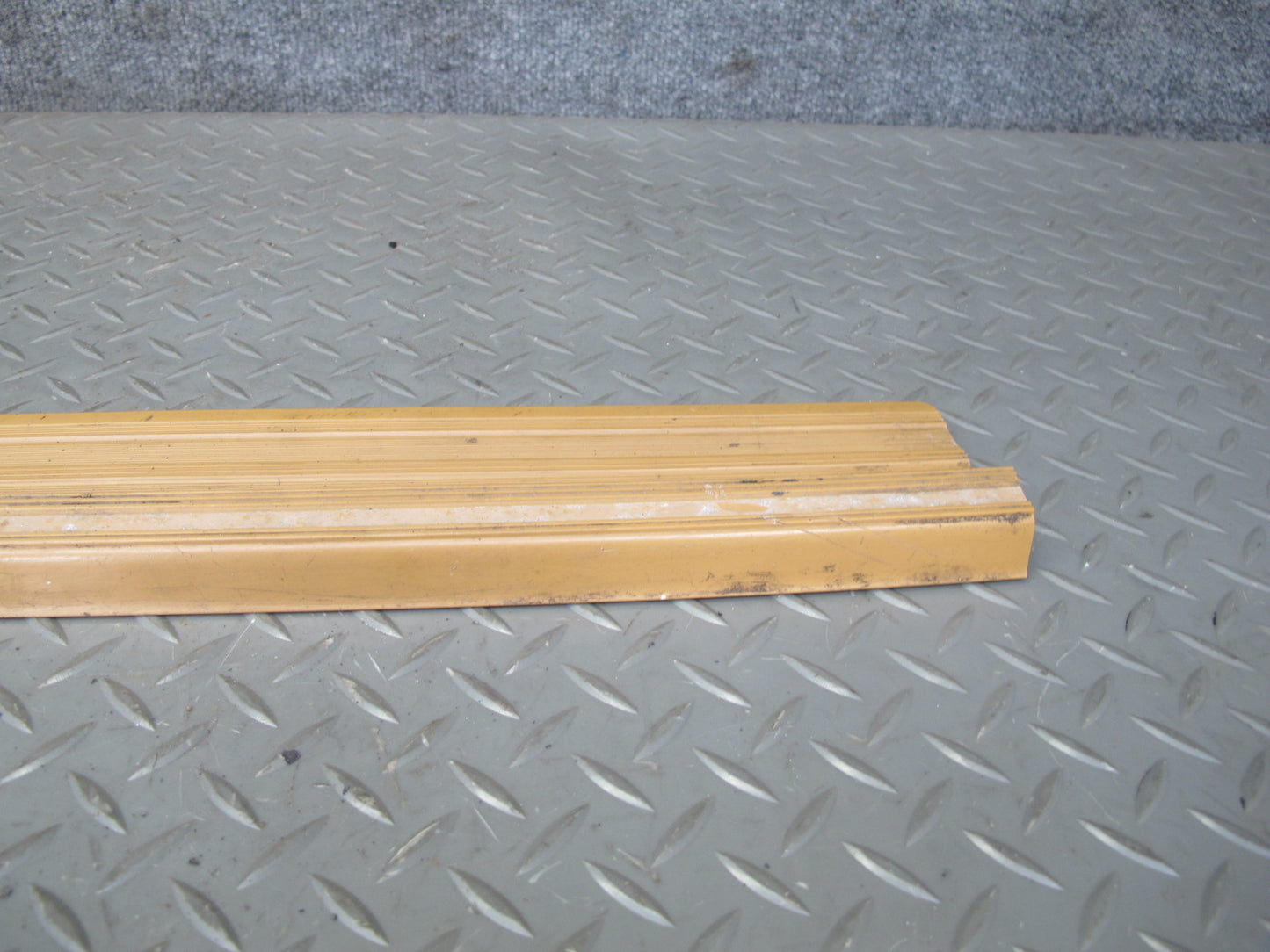 81-85 Mercedes W123 Set of 2 Rear Left & Right Door Scuff Sill Plate Trim Panel