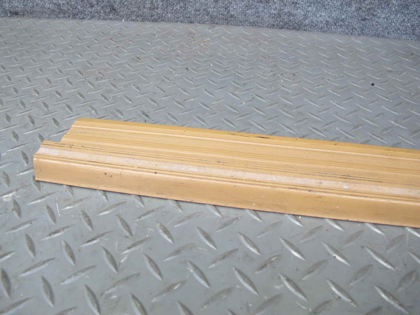 81-85 Mercedes W123 Set of 2 Rear Left & Right Door Scuff Sill Plate Trim Panel