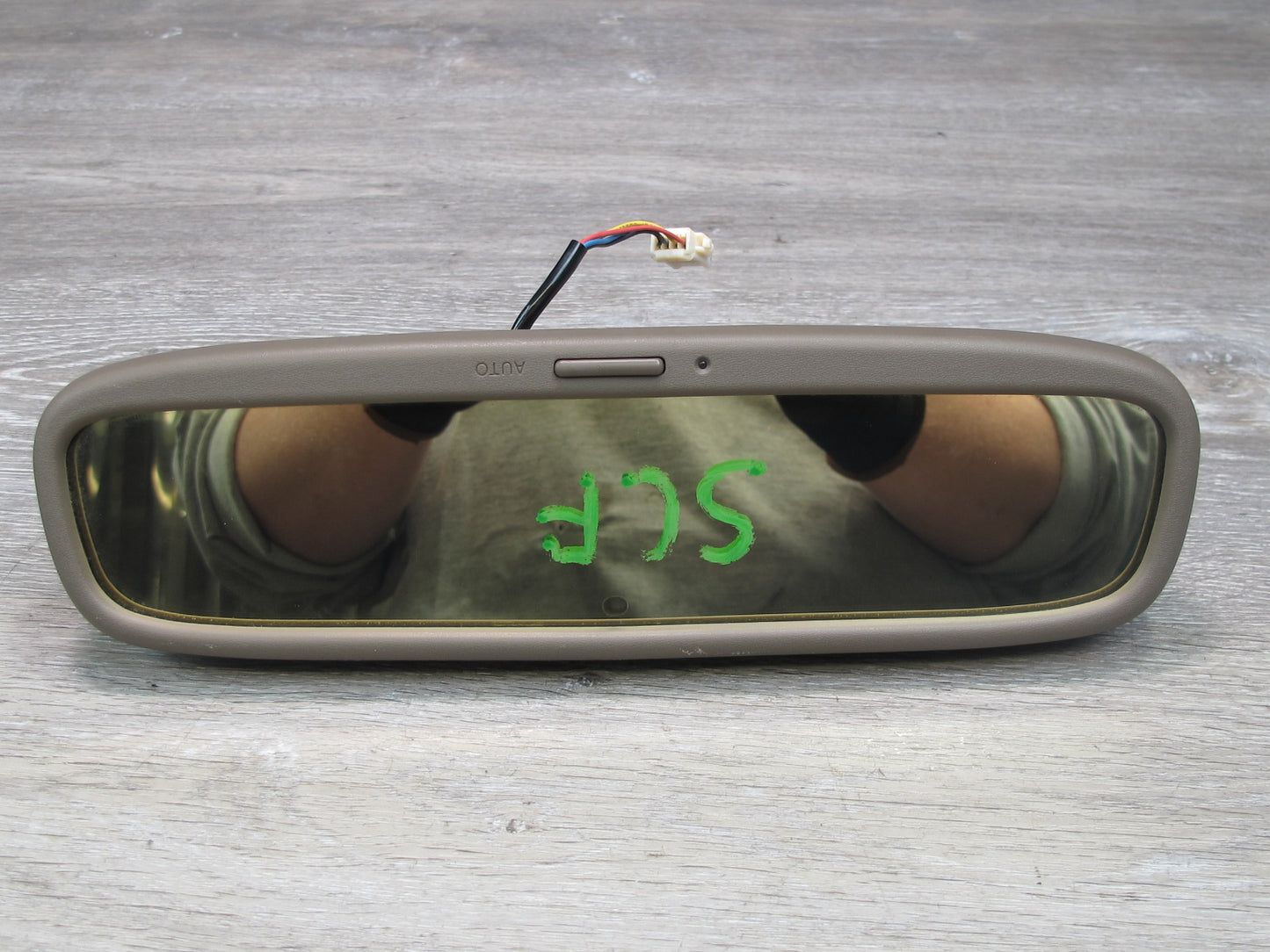 96-00 Lexus UZZ30L SC300 SC400 Auto Dimming Interior Rear View Mirror Brown OEM