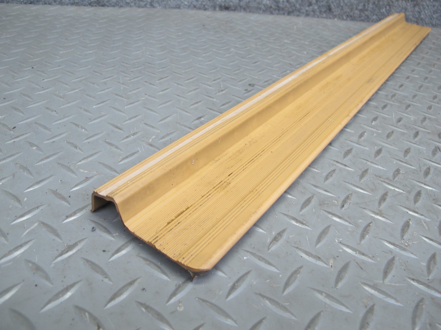 77-85 Mercedes W123 Set of 4 Front & Rear Door Scuff Sill Plate Trim Panel