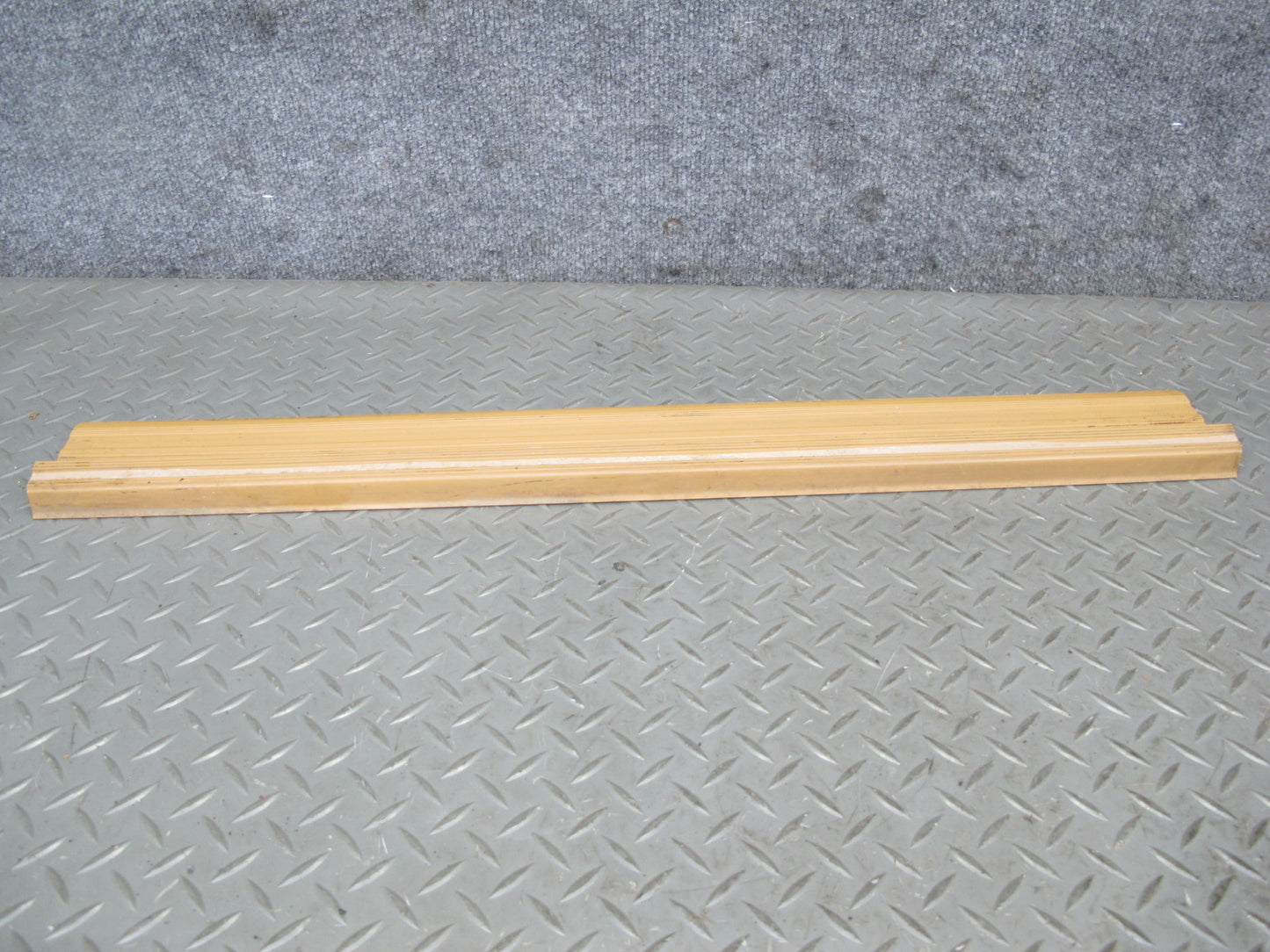 77-85 Mercedes W123 Set of 4 Front & Rear Door Scuff Sill Plate Trim Panel