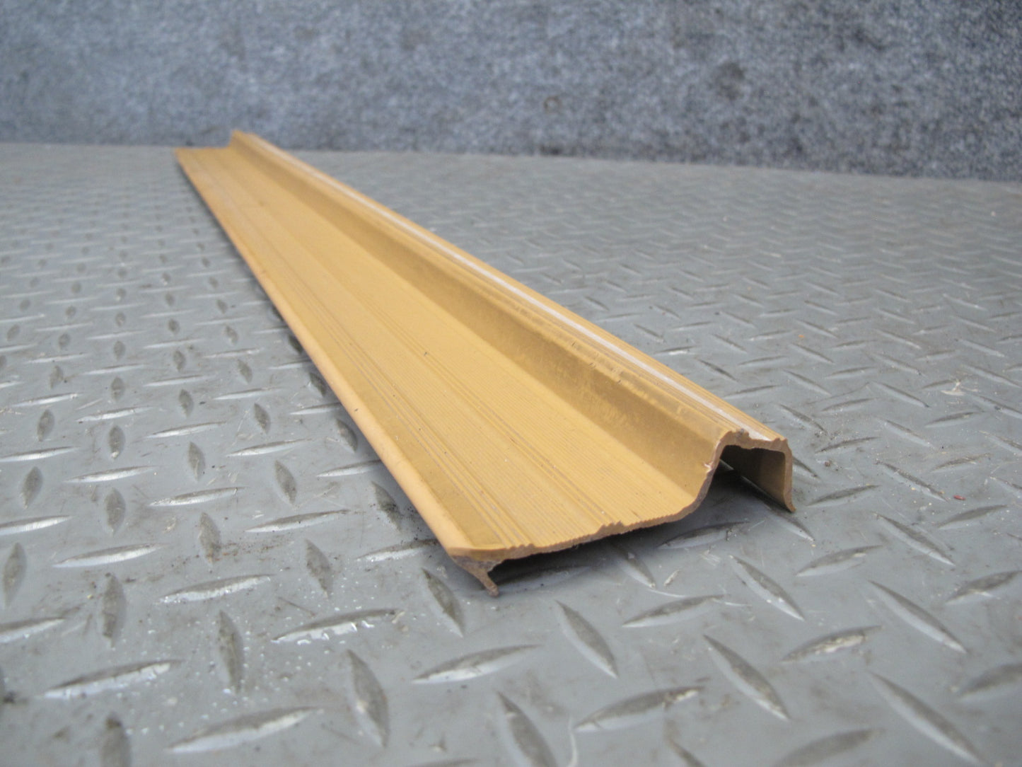 77-85 Mercedes W123 Set of 4 Front & Rear Door Scuff Sill Plate Trim Panel