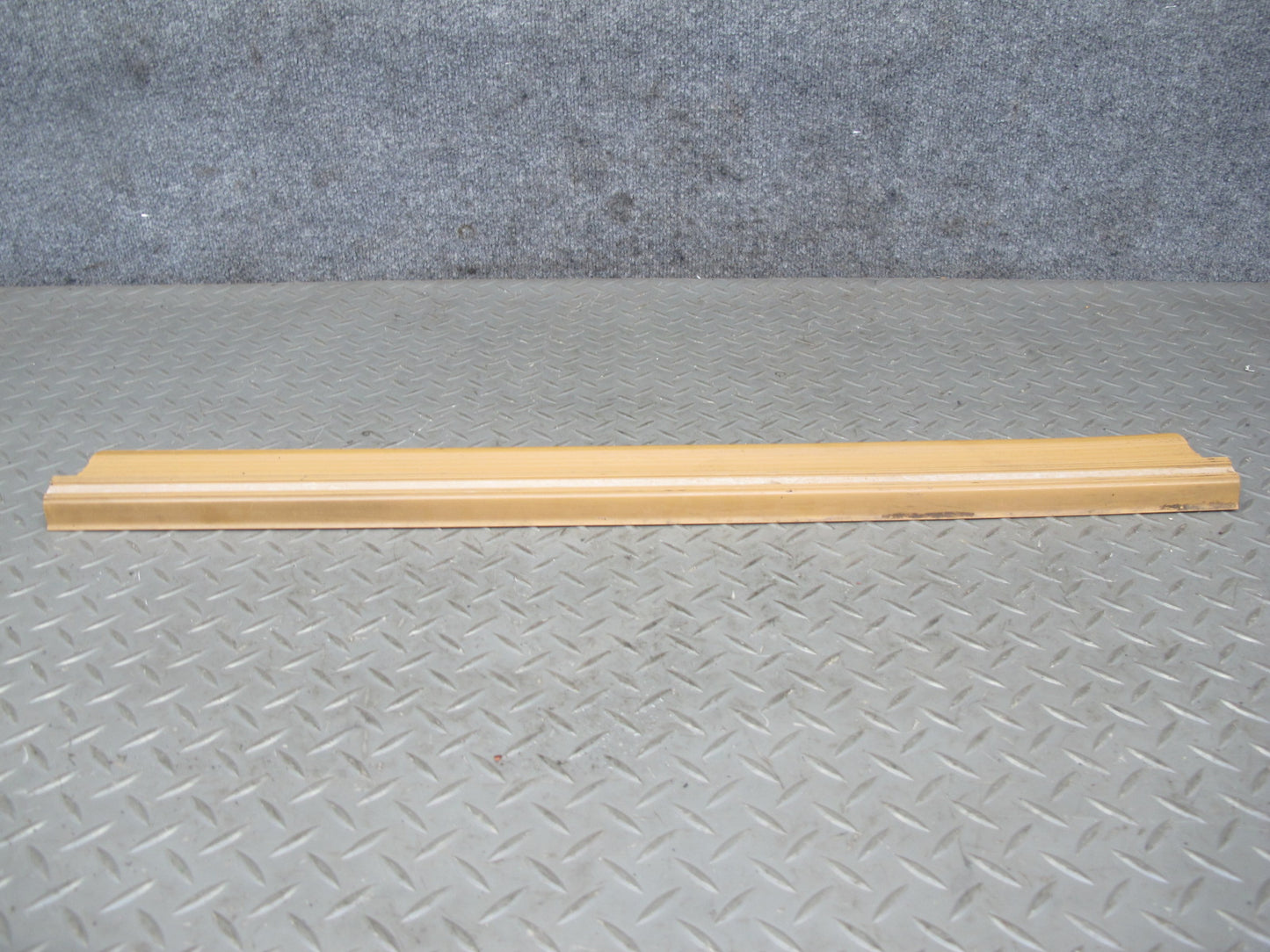 77-85 Mercedes W123 Set of 4 Front & Rear Door Scuff Sill Plate Trim Panel