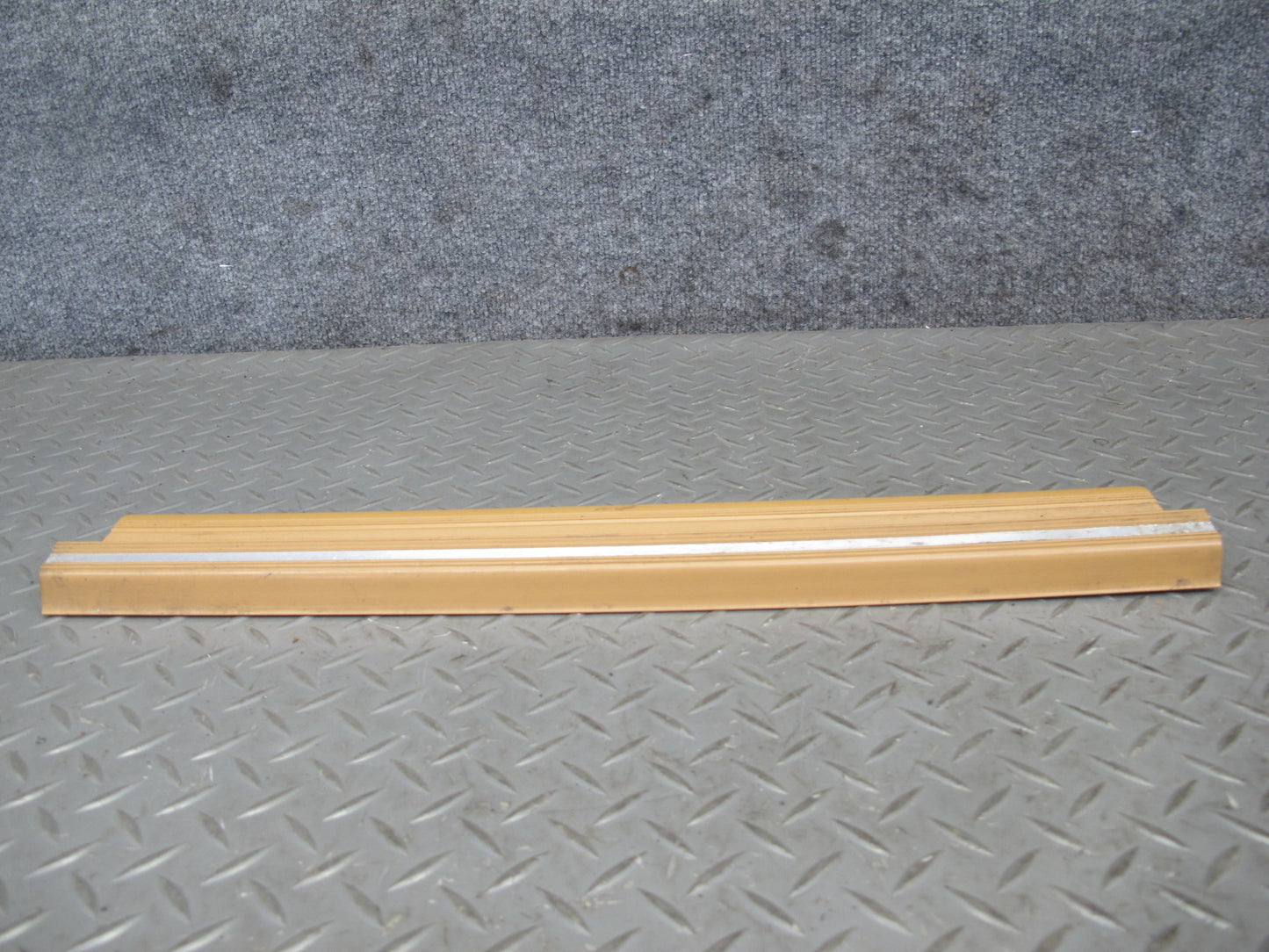 77-85 Mercedes W123 Set of 4 Front & Rear Door Scuff Sill Plate Trim Panel