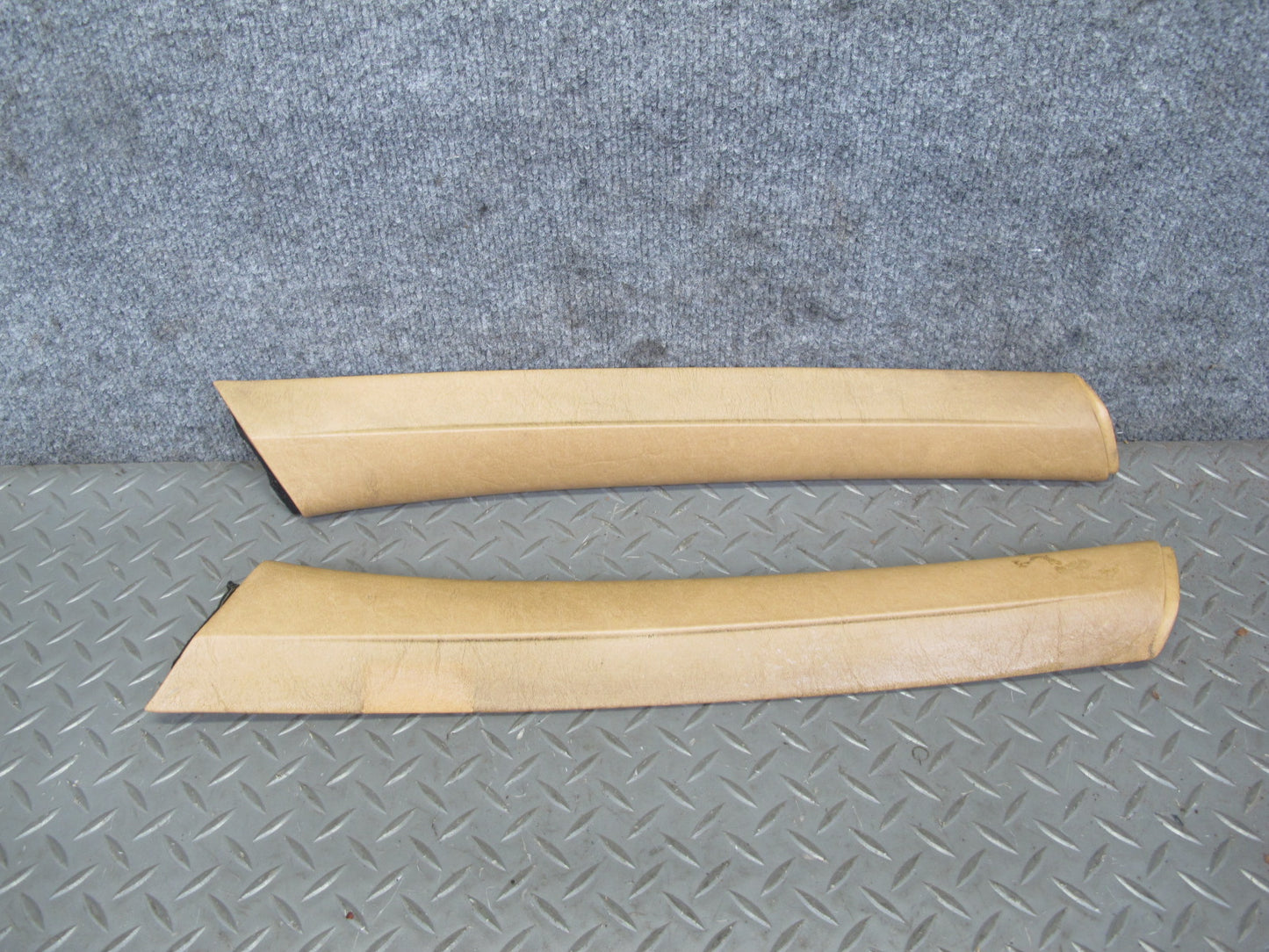 77-85 Mercedes W123 Set of 2 Front Interior A Pillar Trim Cover Panel OEM