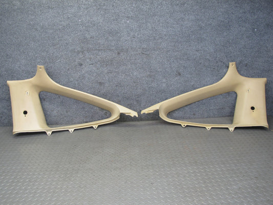 91-99 Dodge Stealth 3000GT Rear Quarter Window Upper Trim Cover Panel Set OEM