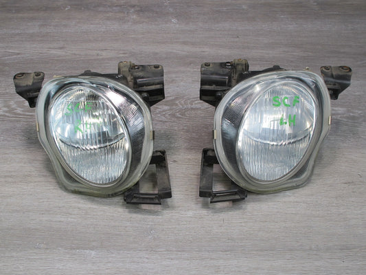 95-97 Lexus SC300 SC400 UZZ30L Set of 2 Front Inner High Beam Headlight Lamp OEM