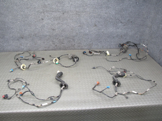2003-2007 Hummer H2 Front & Rear Left Right Side Door Wiring Wire Harness Set
