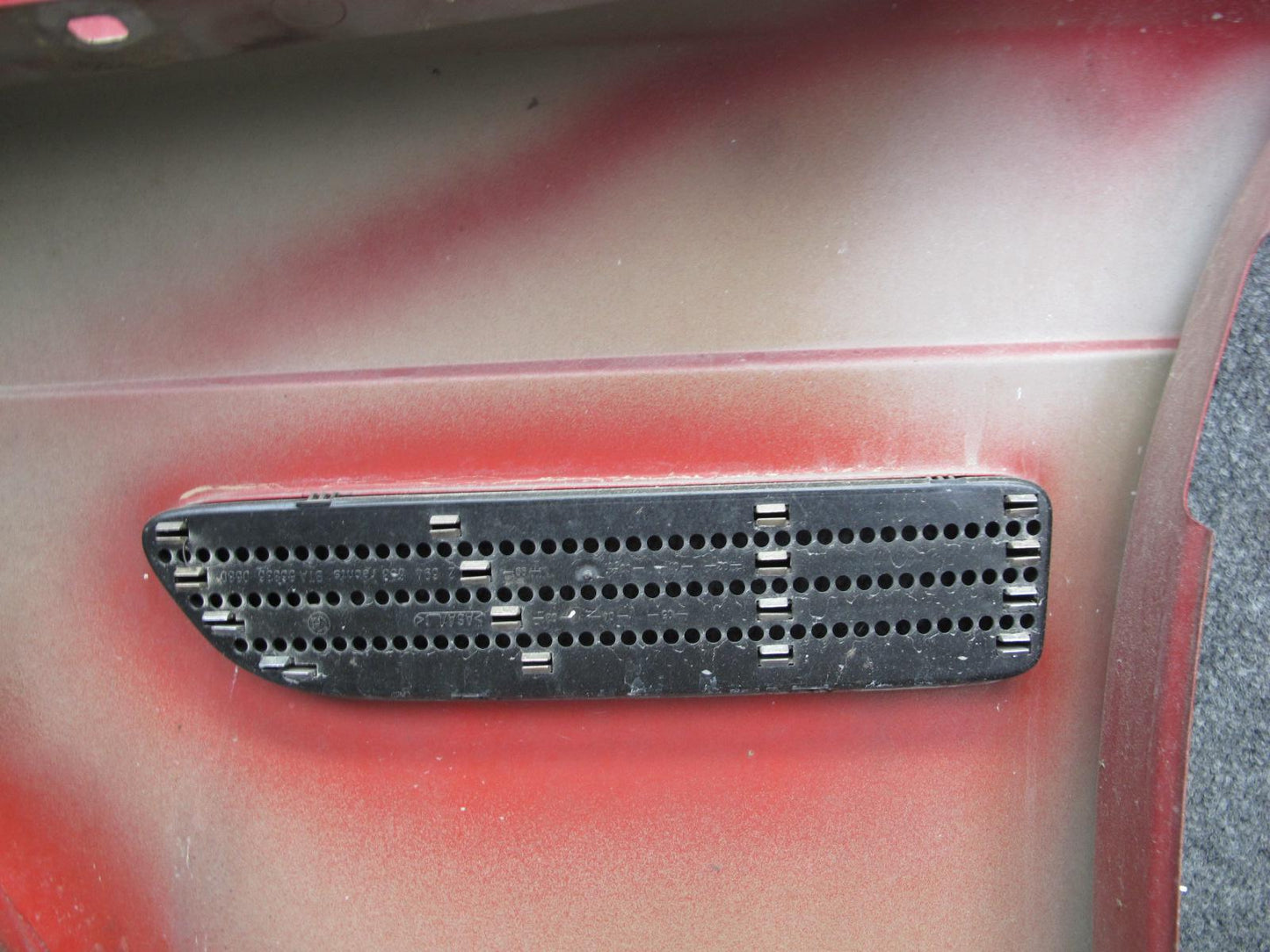 2001-2006 BMW E46 M3 Coupe Front Right Fender Shell Cover Panel RED