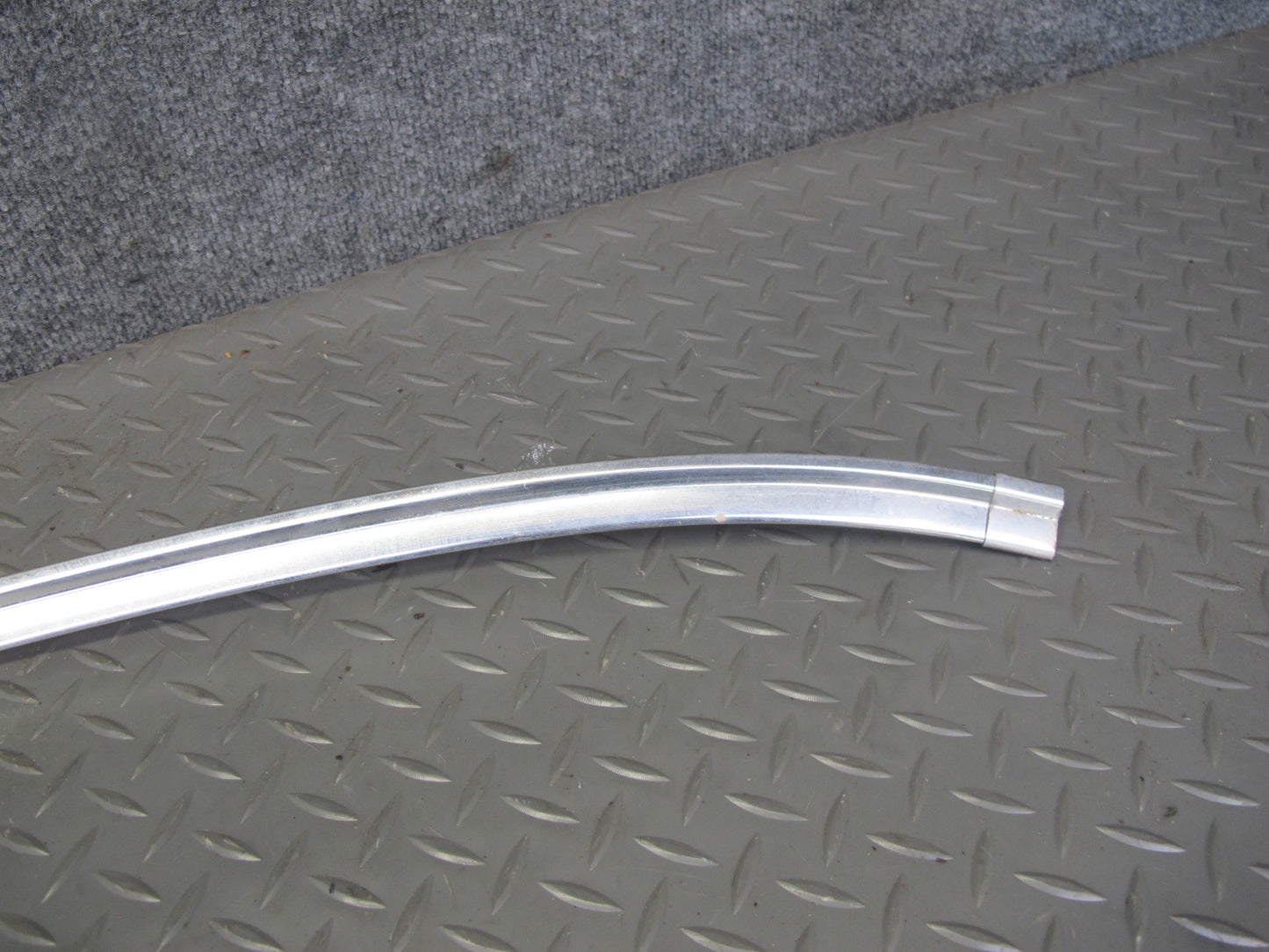 77-85 Mercedes W123 Sedan Rear Window Chrome Trim Molding Set