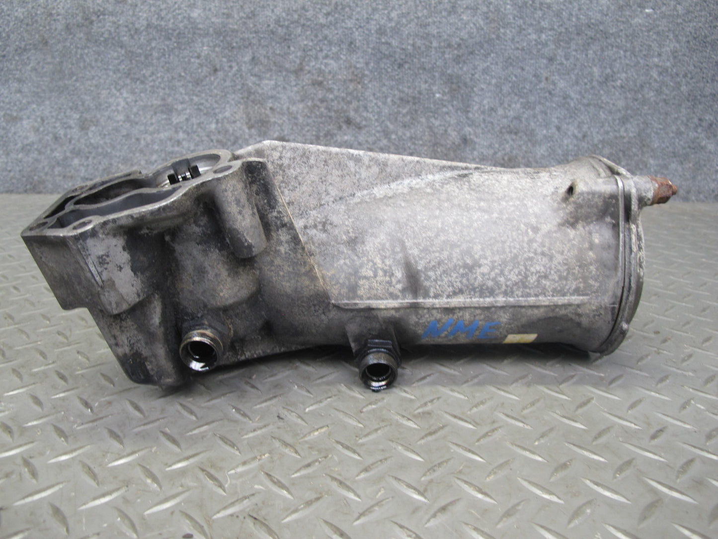 81-85 Mercedes W123 300D Turbo Diesel Engine Oil Filter Housing OEM