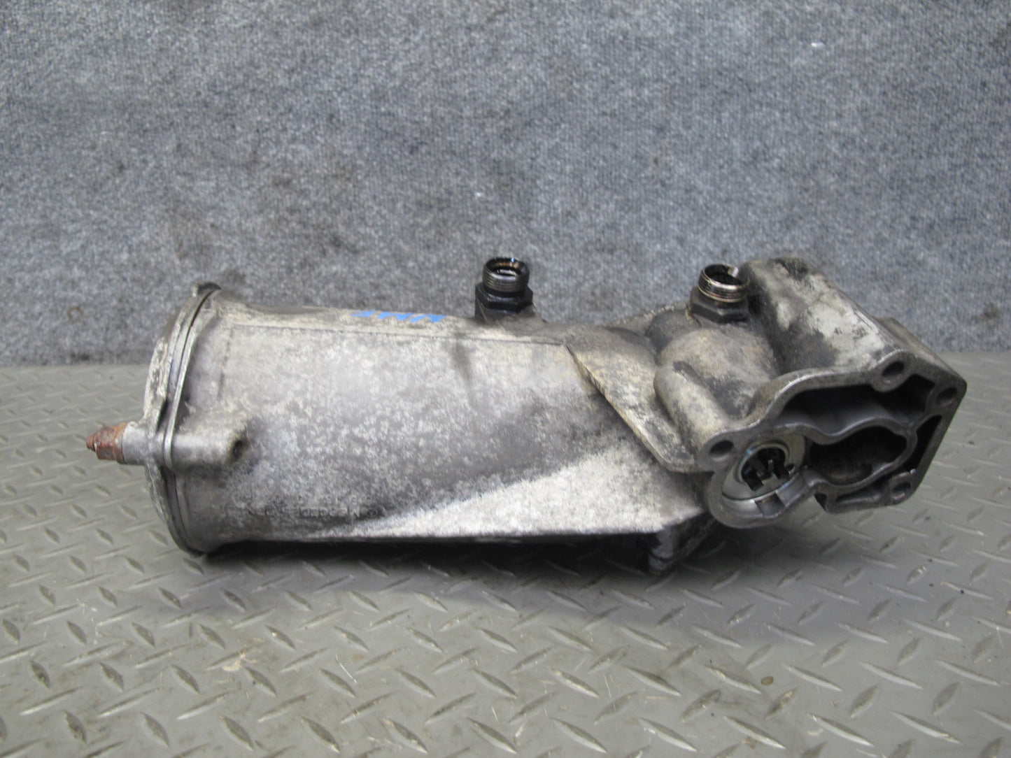 81-85 Mercedes W123 300D Turbo Diesel Engine Oil Filter Housing OEM