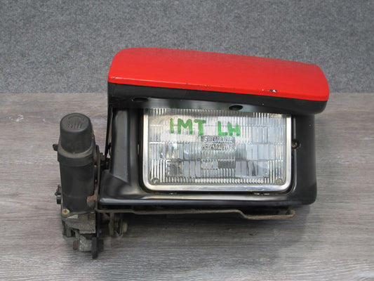 91-93 Dodge Stealth Front Left Driver Side Headlight Lamp w Motor RED OEM