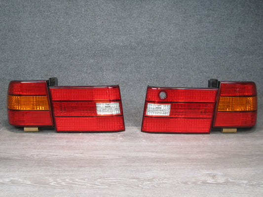 98-00 Lexus UCF20L LS400 Set of 4 Rear Inner & Outer Tail Light Lamp OEM