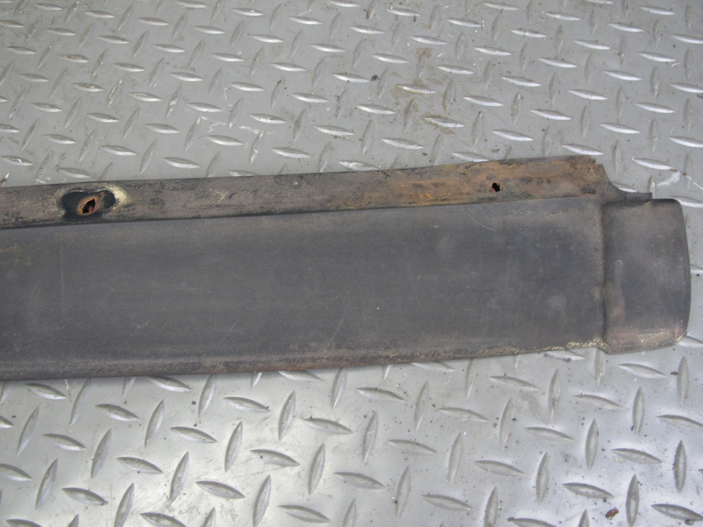 77-85 Mercedes W123 Sedan Set of 3 Rear Bumper Rubber Trim Cover OEM
