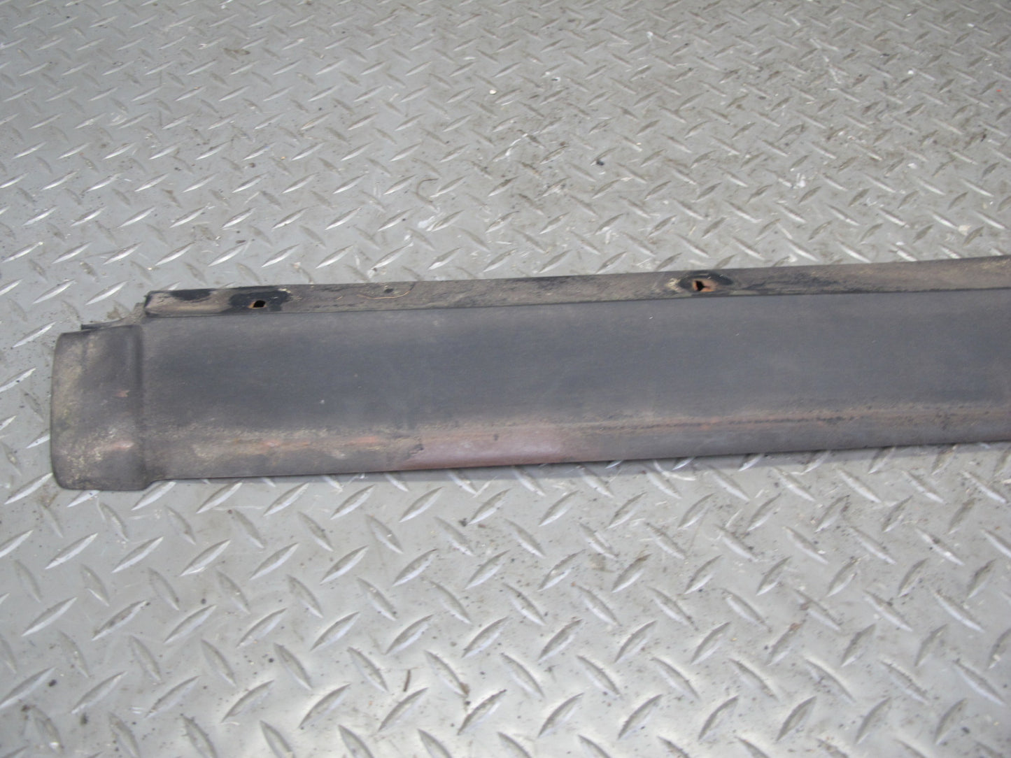 77-85 Mercedes W123 Sedan Set of 3 Rear Bumper Rubber Trim Cover OEM