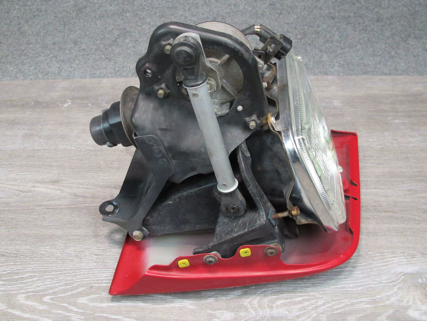 91-95 Toyota SW21L MR2 Front Left POP UP Headlight Lamp w Motor Rally RED OEM