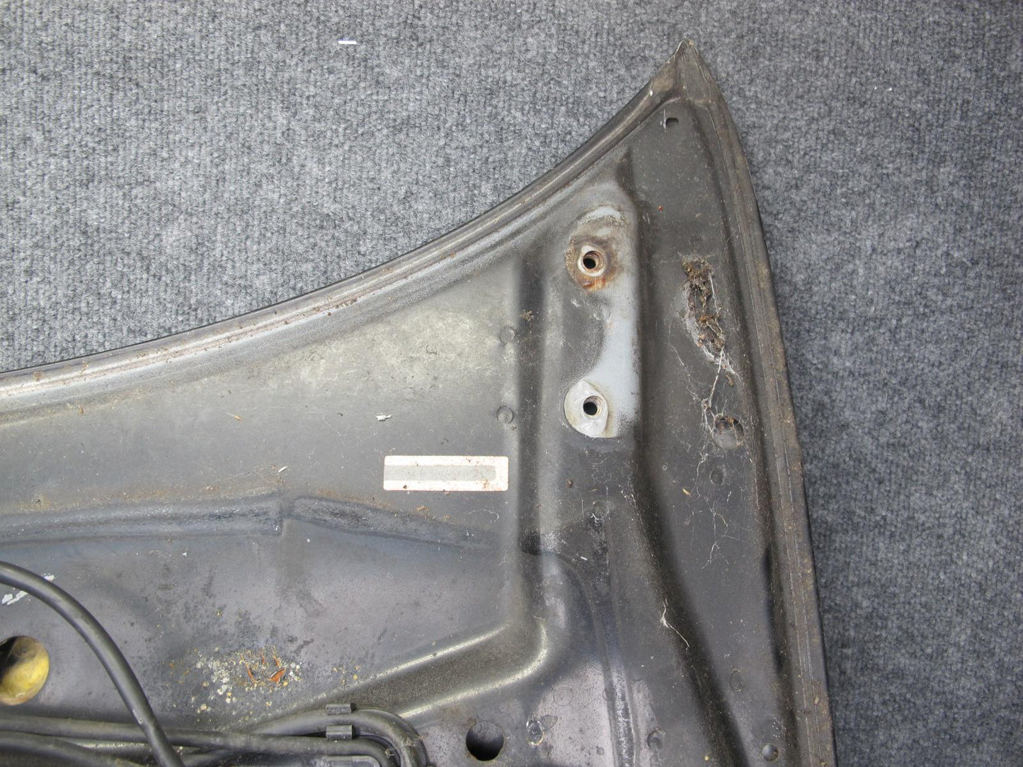 91-93 Mitsubishi 3000GT Front Hood Bonnet Shell Panel Sable Black OEM