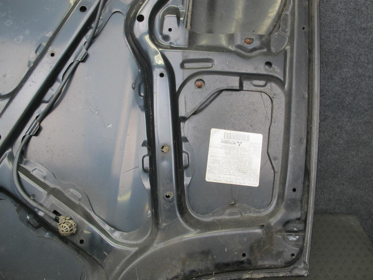 91-93 Mitsubishi 3000GT Front Hood Bonnet Shell Panel Sable Black OEM