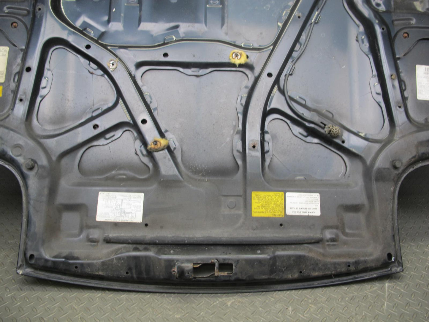 91-93 Mitsubishi 3000GT Front Hood Bonnet Shell Panel Sable Black OEM