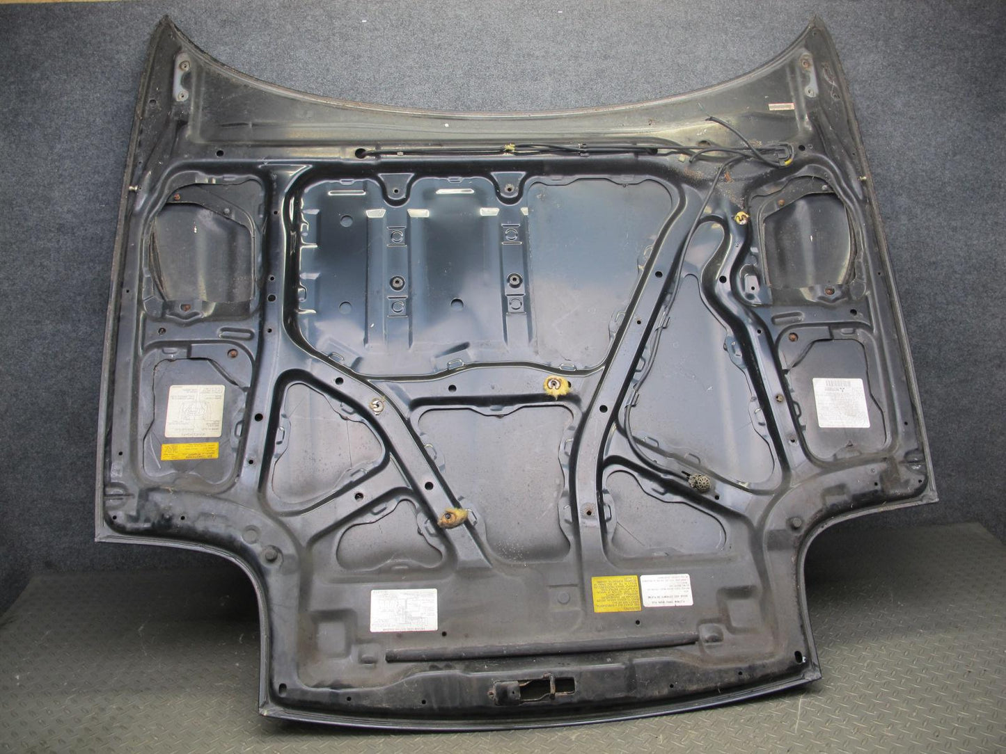 91-93 Mitsubishi 3000GT Front Hood Bonnet Shell Panel Sable Black OEM