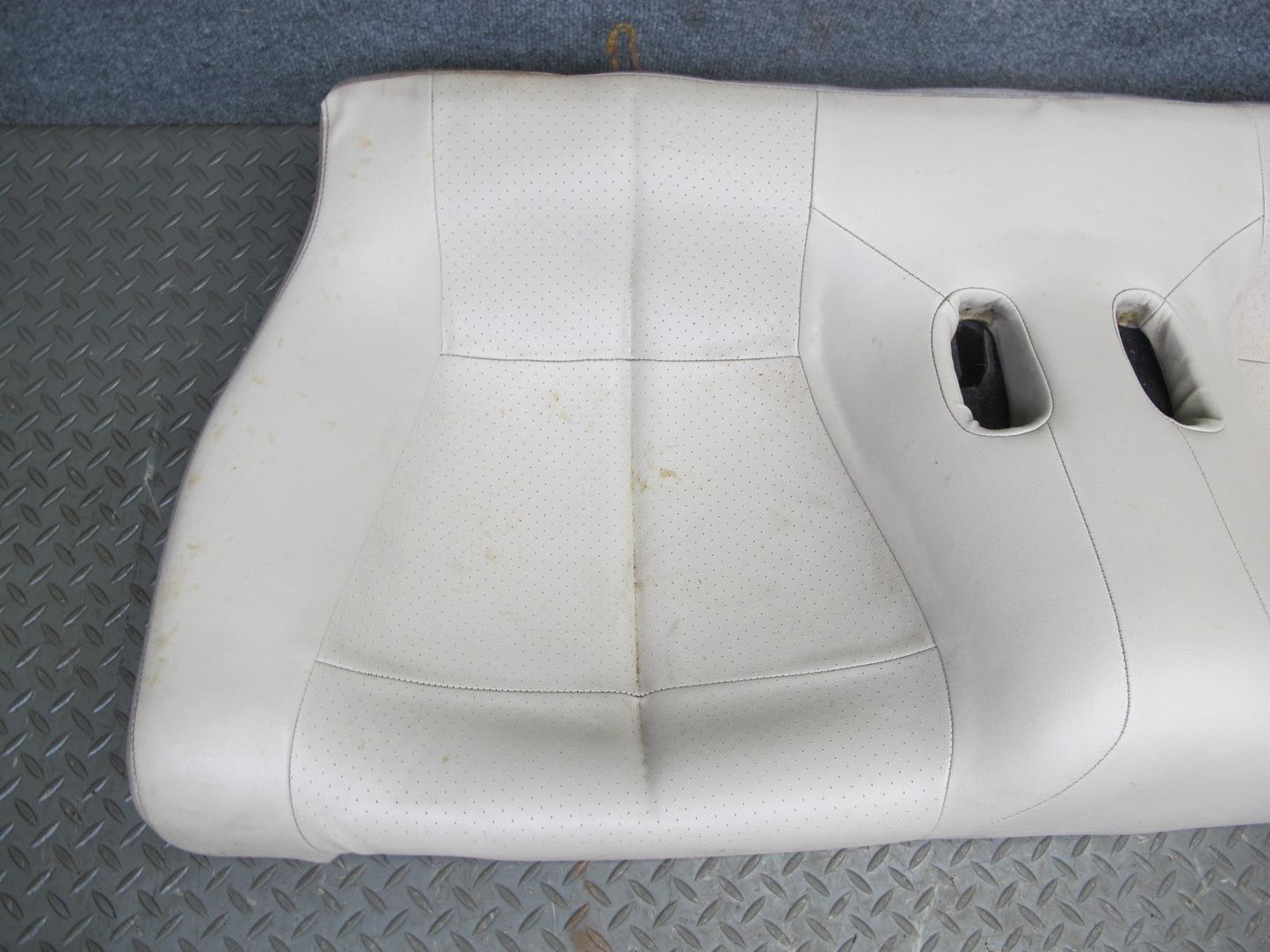 91-99 Mitsubishi 3000GT Rear Seat Lower Leather Cushion Beige OEM