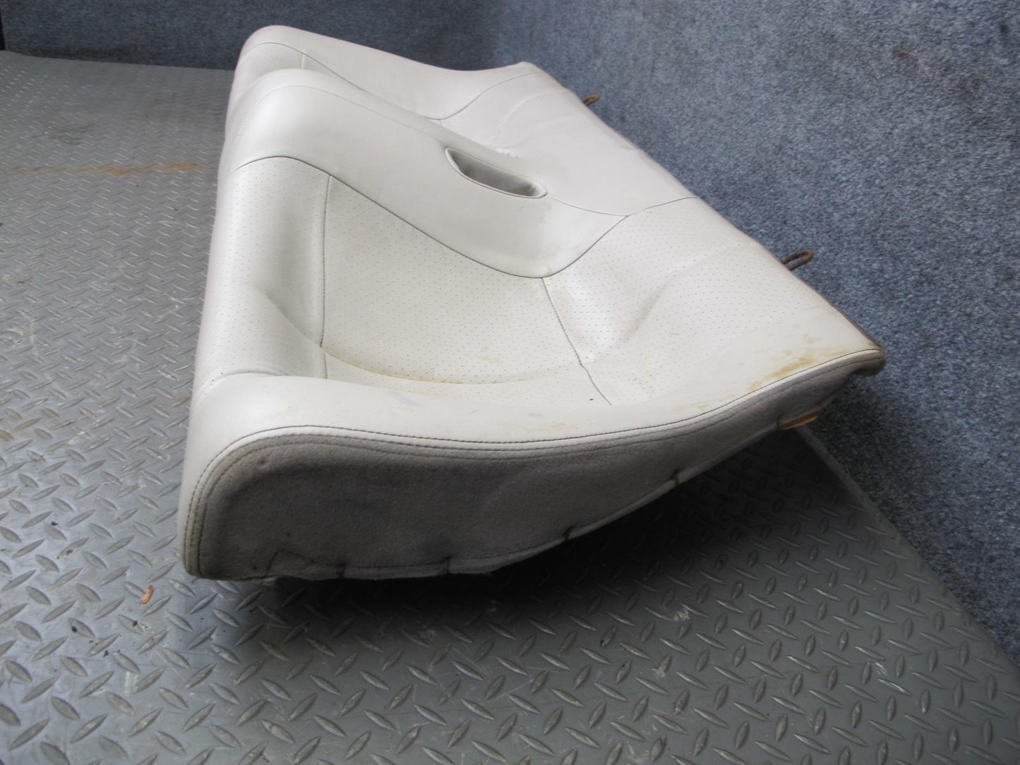 91-99 Mitsubishi 3000GT Rear Seat Lower Leather Cushion Beige OEM