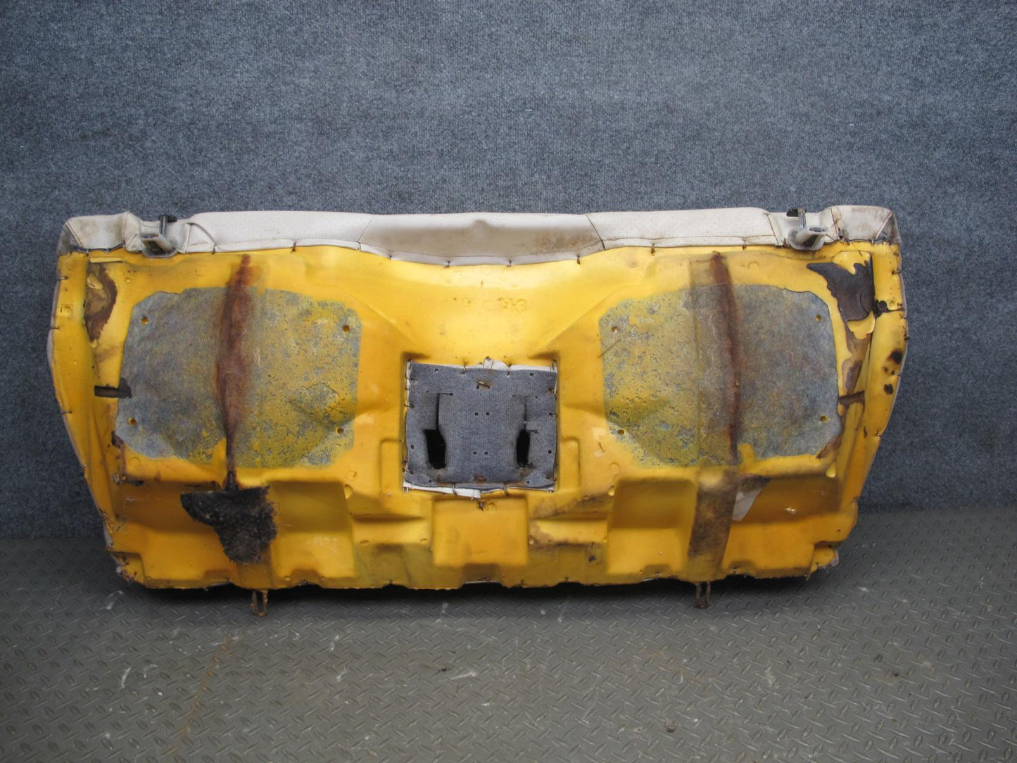 91-99 Mitsubishi 3000GT Rear Seat Lower Leather Cushion Beige OEM