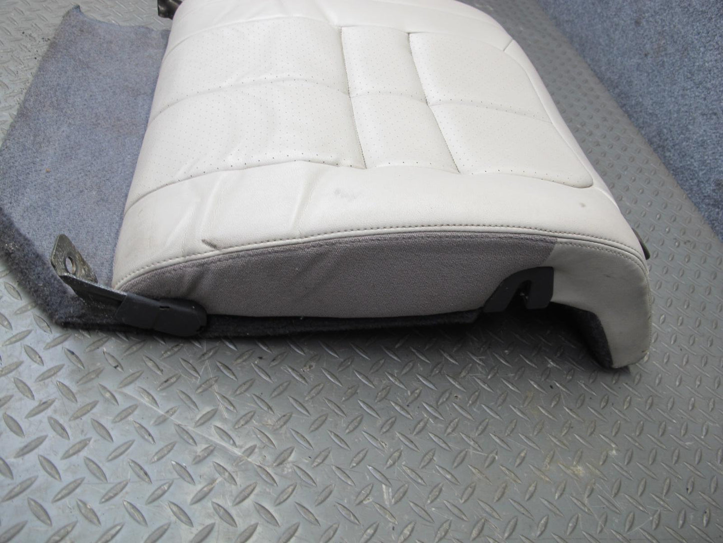 91-99 Mitsubishi 3000GT Rear Left Seat Upper Backrest Leather Cushion Beige OEM