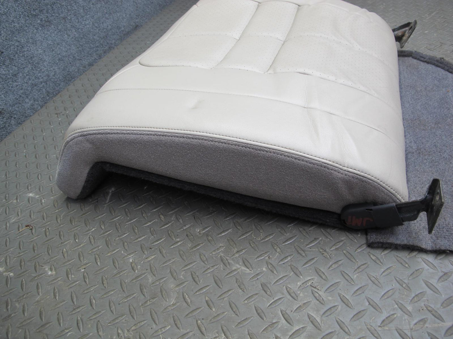 91-99 Mitsubishi 3000GT Rear Left Seat Upper Backrest Leather Cushion Beige OEM