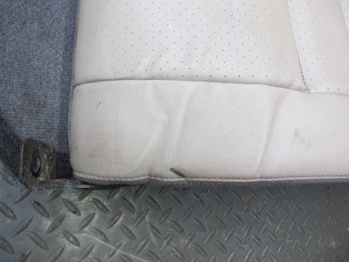 91-99 Mitsubishi 3000GT Rear Left Seat Upper Backrest Leather Cushion Beige OEM