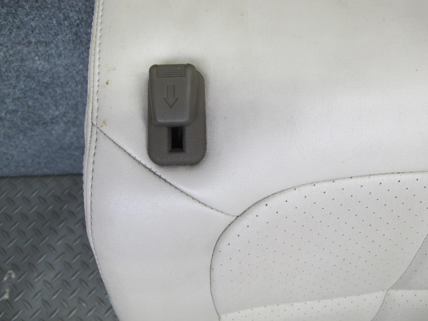 91-99 Mitsubishi 3000GT Rear Right Seat Upper Backrest Leather Cushion Beige OEM