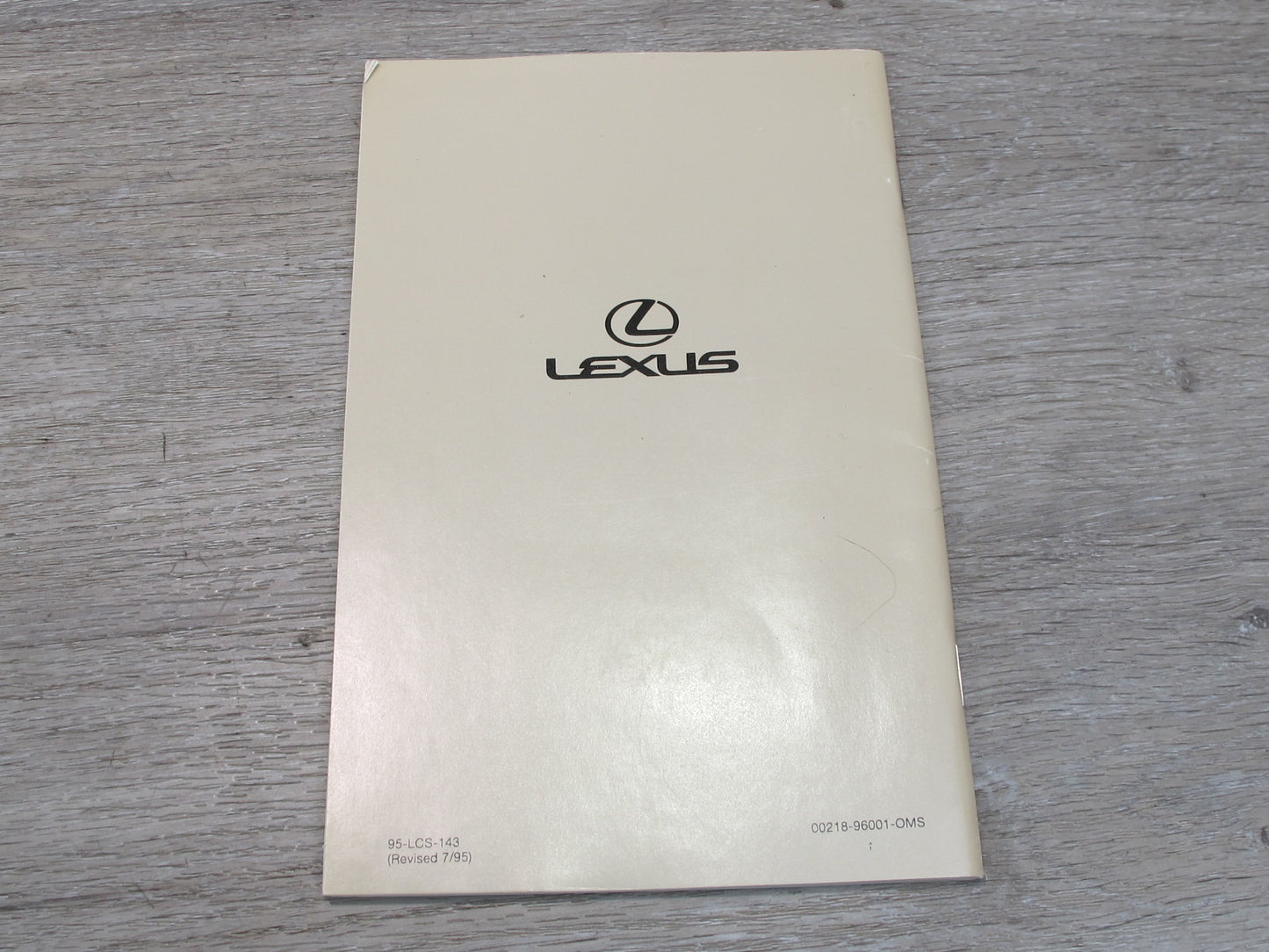 1996 Lexus UZZ30L SC300 SC400 Owners Guide Manual Book Set w Case OEM