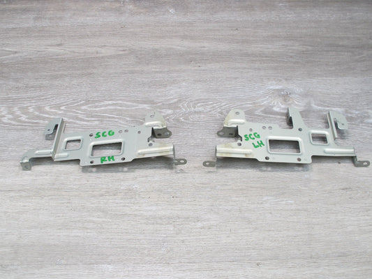 92-00 Lexus UZZ30L SC300 SC400 Dash Radio Left & Right Mount Bracket Set OEM