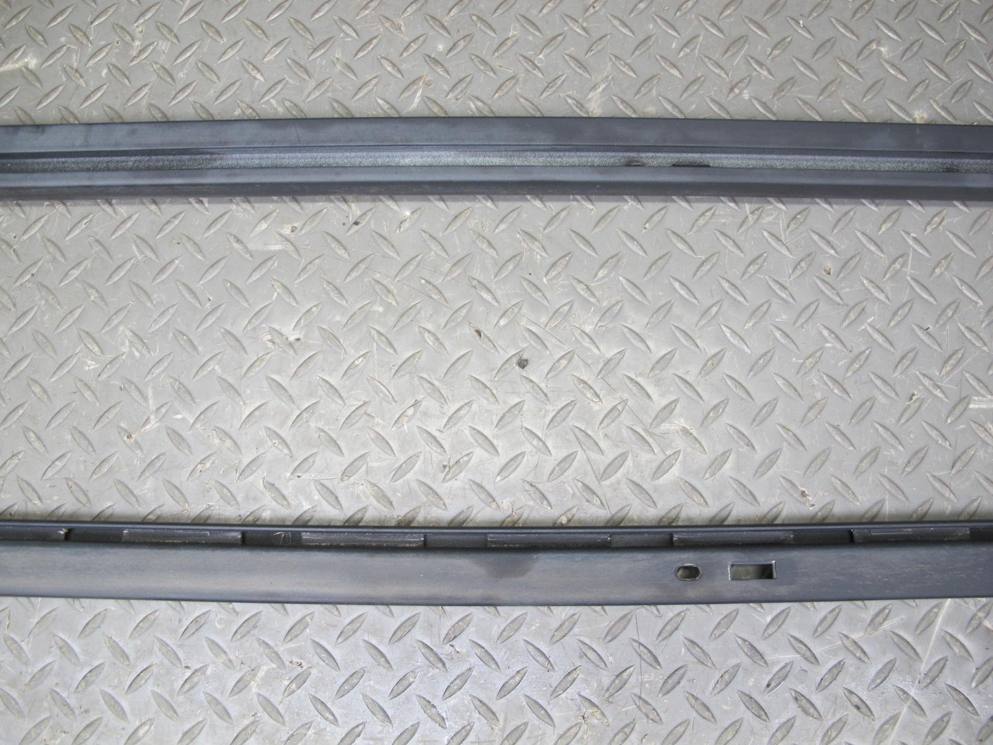 2003-2009 Hummer H2 Left & Right Roof Rail Track Luggage Bracket Molding Set