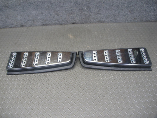 2003-2009 Hummer H2 Rear Upper Tail Light Air Vent Applique Trim Grille Set of 2