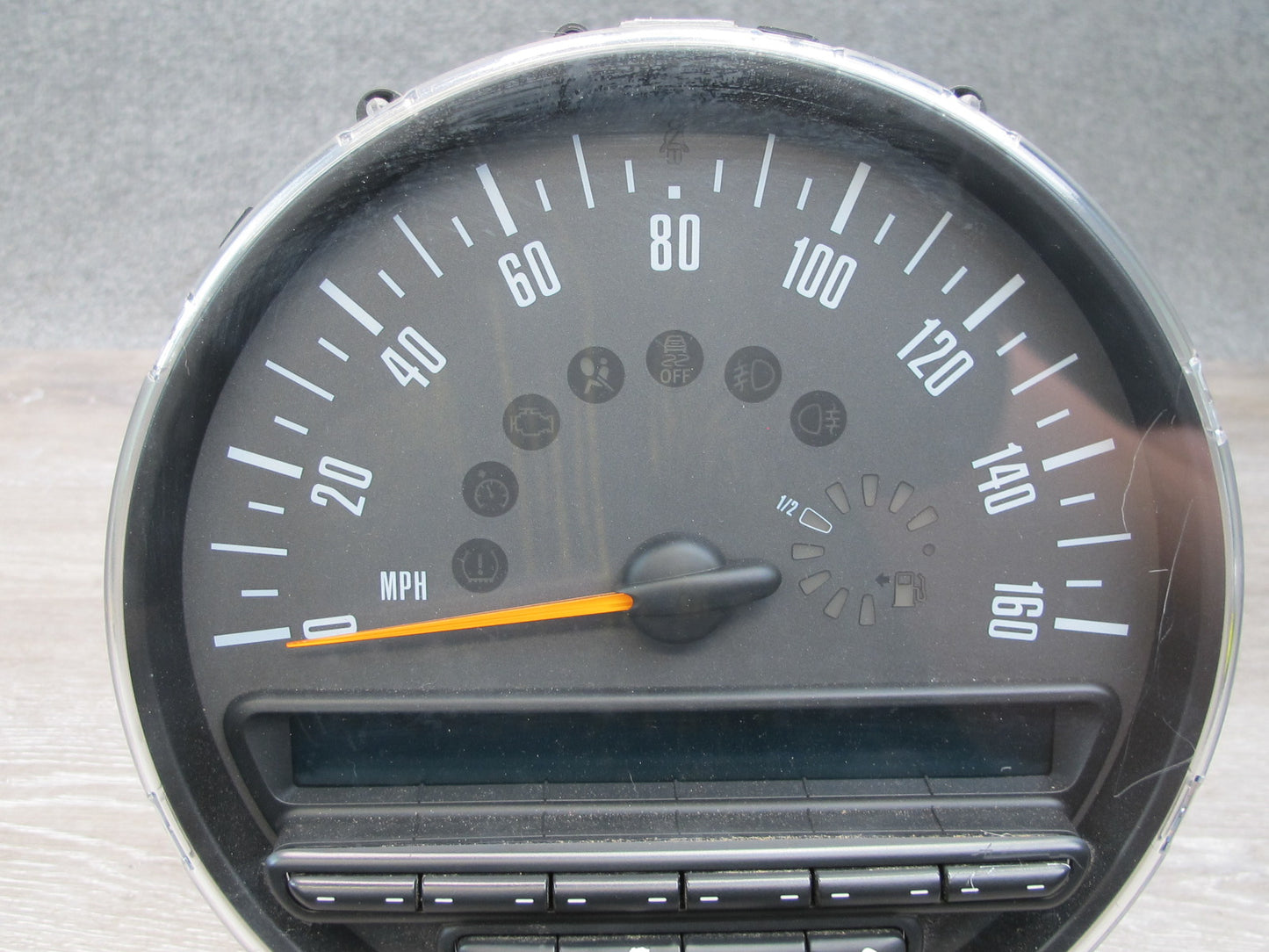 2011 Mini Cooper JCW R55 R56 R57 Cluster Speedometer w Radio CD Player Assy OEM