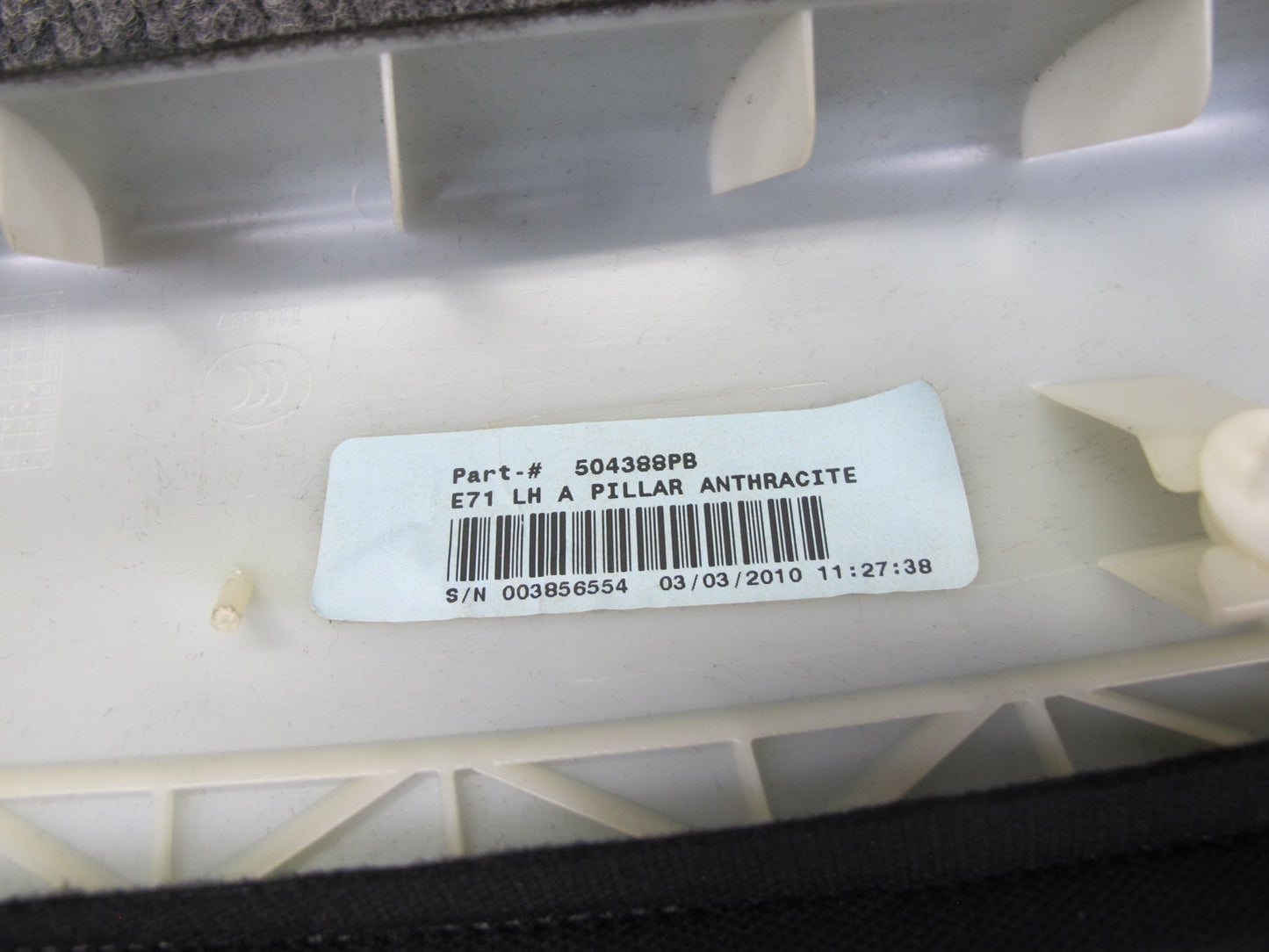 2008-2014 BMW E71 E72 X6 Front Interior A Pillar Trim Cover Panel Set of 2