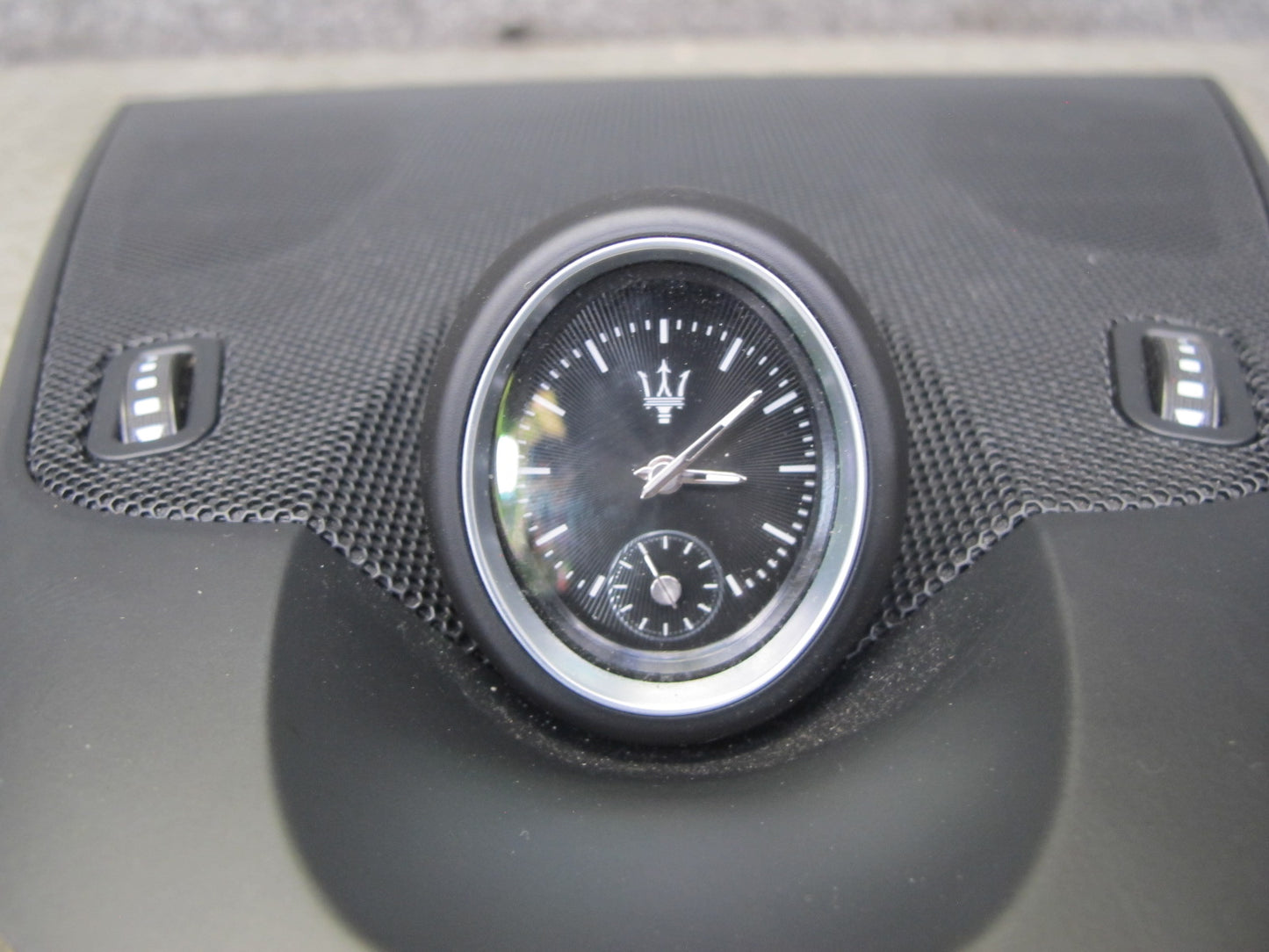 2017-2020 Maserati Levante M161 Dash Center Speaker Trim Grille Panel w Clock