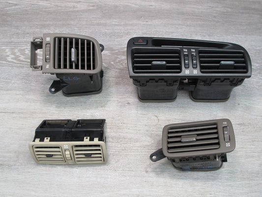 98-05 Lexus GS300 JZS160L Set of 4 Dash Front & Rear Center Console Air Vent OEM