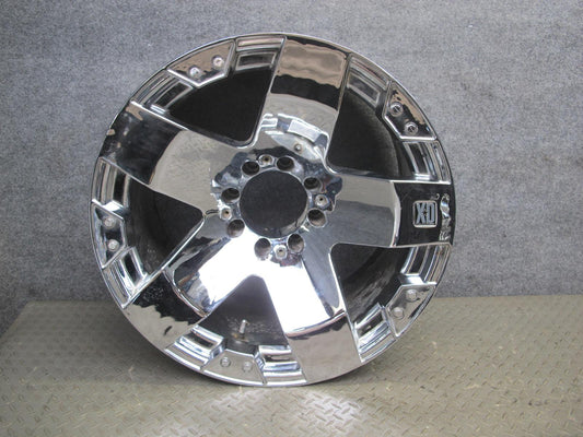 XD KMC XD775 Rockstar Chrome 22" R22 Wheel Rim 22X12J 8X165.1 ET-44