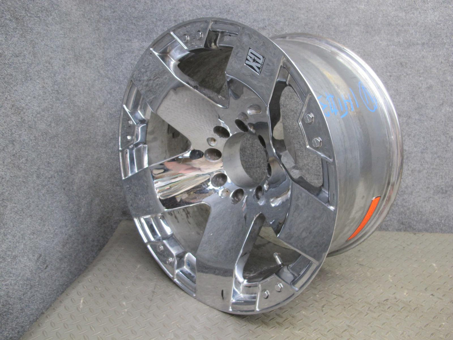XD KMC XD775 Rockstar Chrome 22" R22 Wheel Rim 22X12J 8X165.1 ET-44