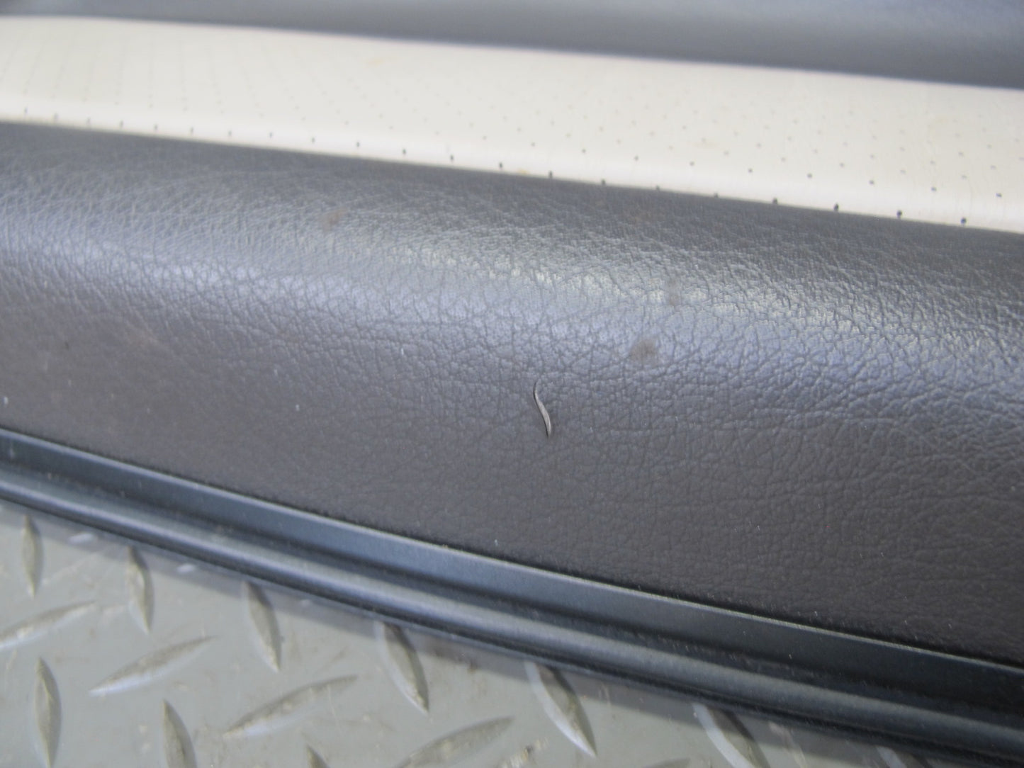 91-95 Mitsubishi 3000GT Right Passenger Door Interior Trim Panel Gray Beige OEM