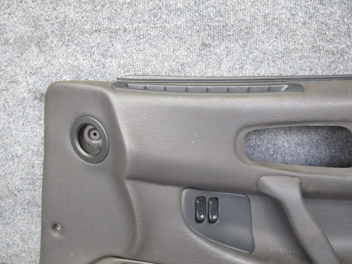 91-95 Mitsubishi 3000GT Right Passenger Door Interior Trim Panel Gray Beige OEM