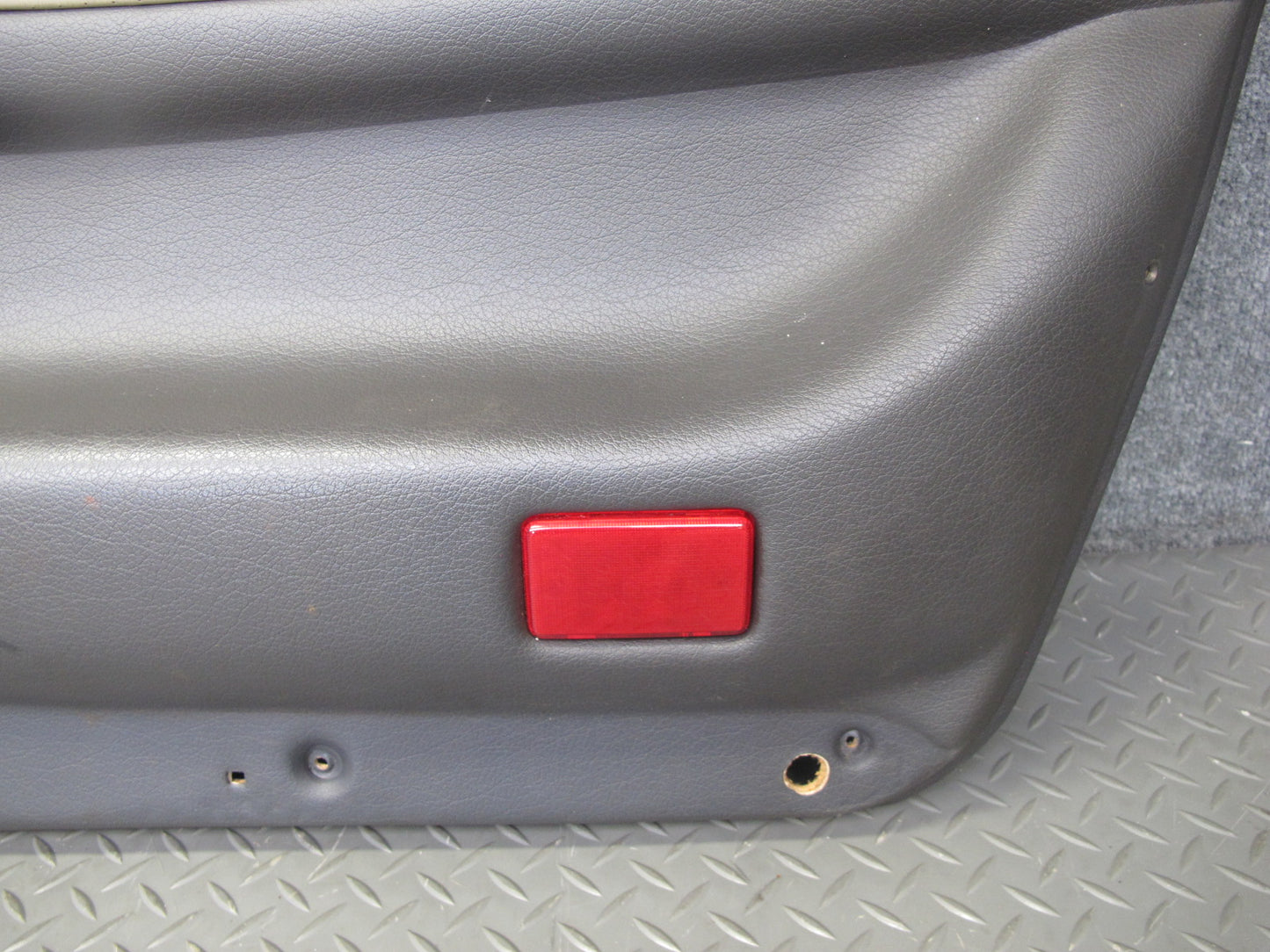 91-95 Mitsubishi 3000GT Right Passenger Door Interior Trim Panel Gray Beige OEM