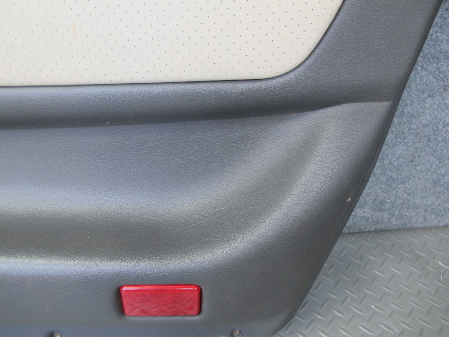 91-95 Mitsubishi 3000GT Right Passenger Door Interior Trim Panel Gray Beige OEM