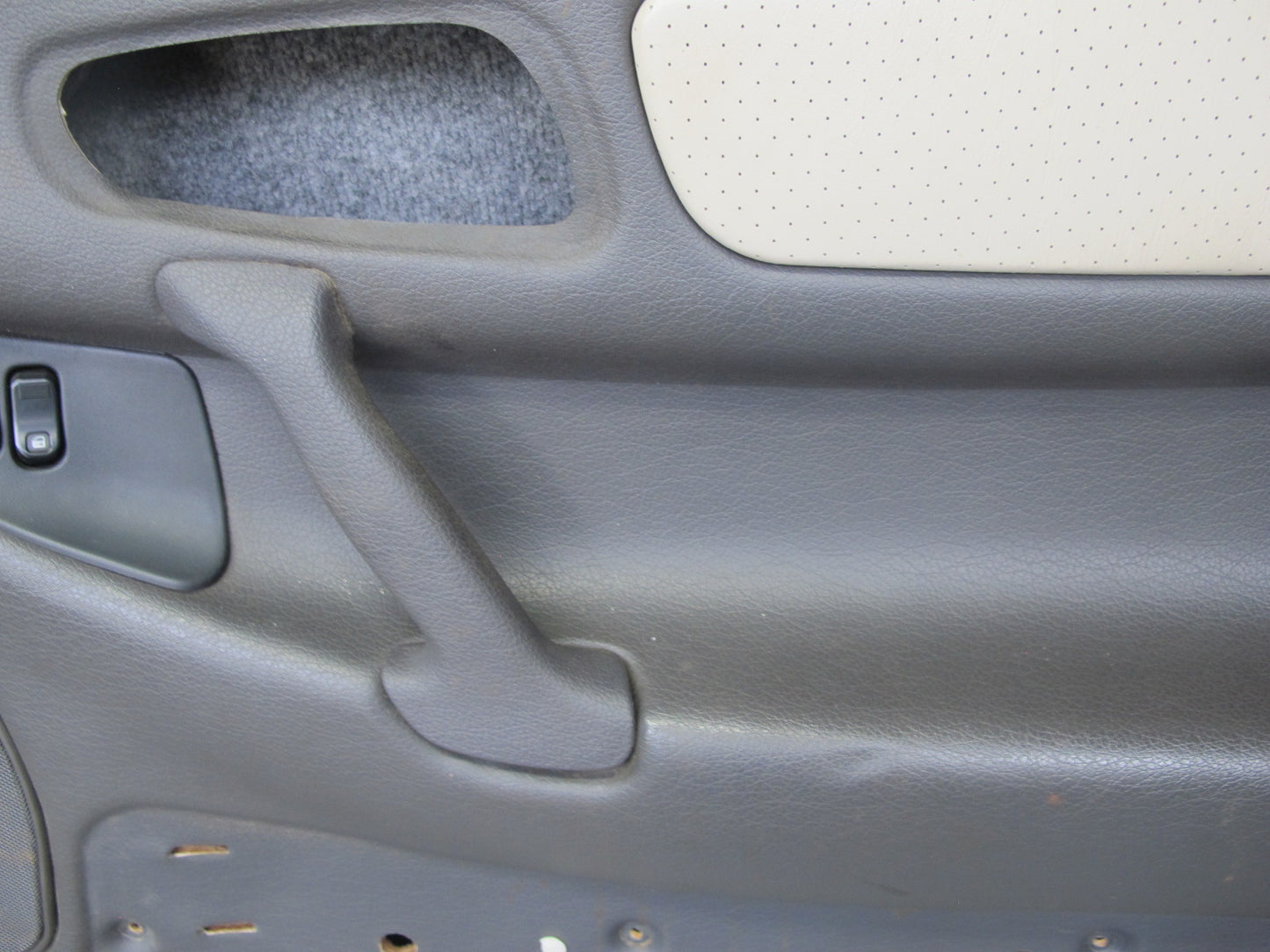 91-95 Mitsubishi 3000GT Right Passenger Door Interior Trim Panel Gray Beige OEM