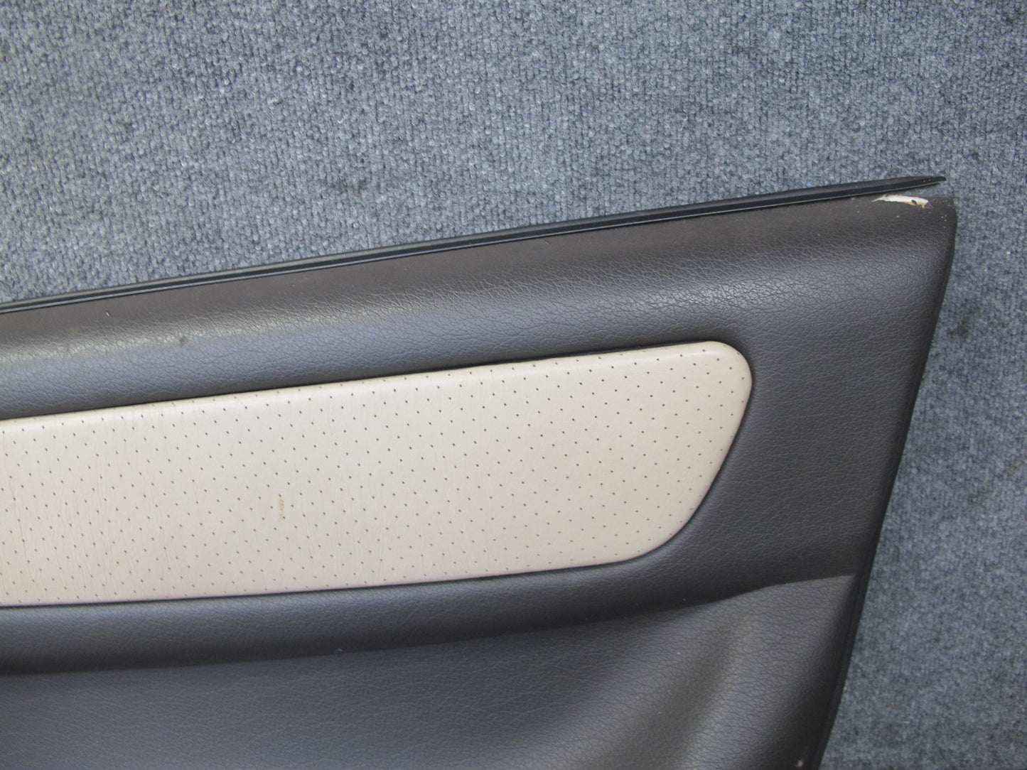91-95 Mitsubishi 3000GT Right Passenger Door Interior Trim Panel Gray Beige OEM