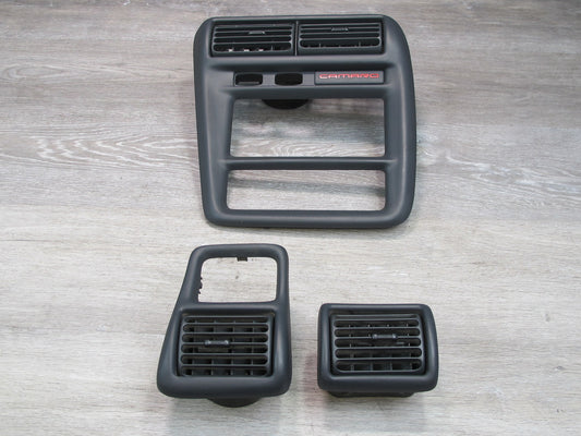 97-01 Chevrolet Camaro Dash Center Radio Climate Bezel & Air Vent Trim Set OEM